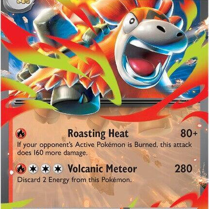 Carta Pokémon Mega Camerupt EX (DR) 022/132 del set Mega Evolutions Pokémon TCG en Thunder Cards México