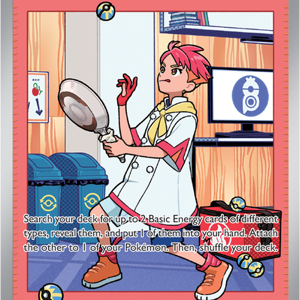 Carta Individual Pokémon Trainer Crispin Special Illustration Rare 171/131, Supporter Trainer, set Prismatic Evolutions, Ilustración de Tomowaka- Thunder Cards México