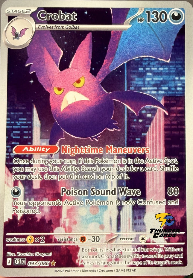 Crobat (IR) Ilustración Especial 093/086 - Chaos Rising (CRI)