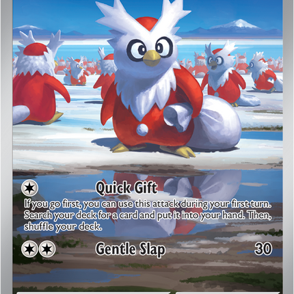 Carta Individual Pokémon Delibird Illustration Rare 152/132, Trainer, set Mega Evolution - Thunder Cards México