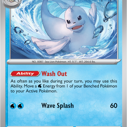 Carta Individual Pokémon Dewgong 019/088, Stage 1 Pokémon 130 HP, set Perfect Order, Ilustración de Yoshioka - Thunder Cards México