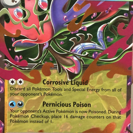 Carta Individual Pokémon Mega Dragalge EX 065/086, Stage 1 Pokémon 330 HP, set Chaos Rising, Ilustración de 5ban Graphics - Thunder Cards México