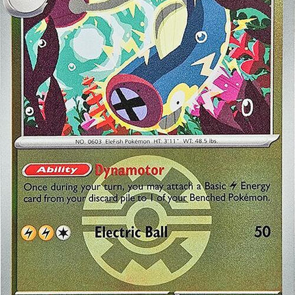 Carta Pokémon Eelektrik Quick Ball Pattern 060/217 - Ascended Heroes - Thunder Cards