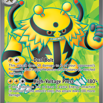 Carta Pokémon Electivire EX (UR) 212/182 del set Destined Rivals de Pokémon TCG en Thunder Cards