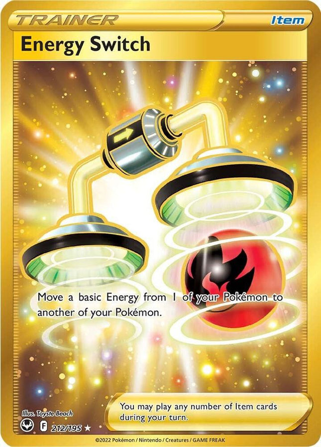 Carta Individual Pokémon Energy Switch Secret 212/195/, set Silver Tempest- Thunder Cards México