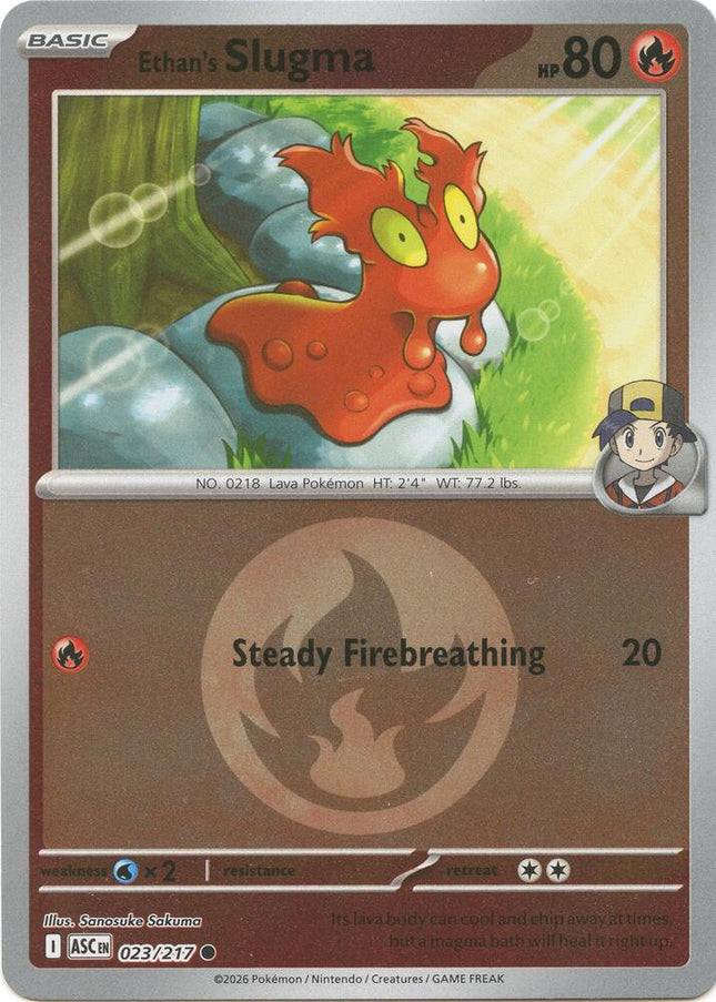 Carta Pokémon Ethan's Slugma 023/217 - Ascended Heroes - Thunder Cards