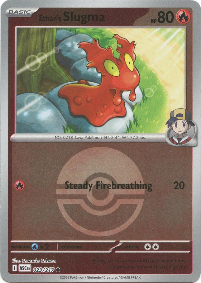 Carta Pokémon Ethan's Slugma 023/217 - Ascended Heroes - Thunder Cards