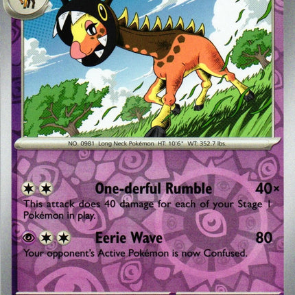 Carta Individual Pokémon Farigiraf 084/167, , set Twilight Masquerade,  Thunder Cards México, Reverse Holo