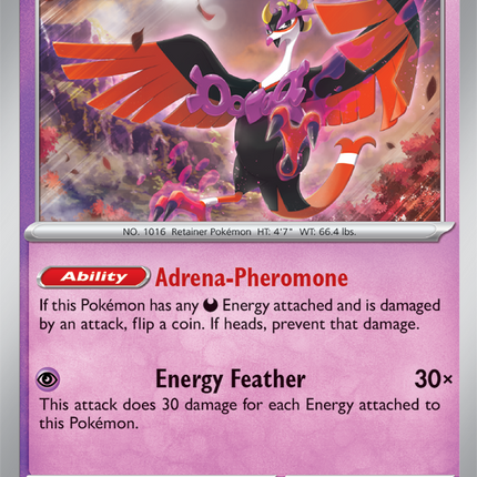 Carta Individual Pokémon Fezandipiti 096/167, , set Twilight Masquerade,  Thunder Cards México, Holo