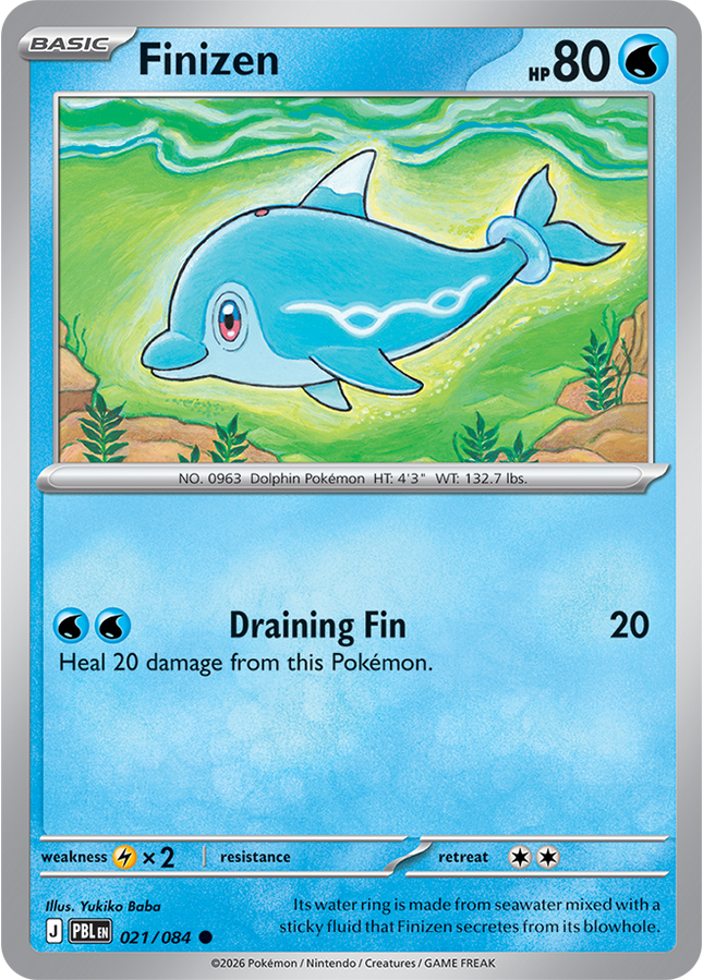 Carta individual Pokémon Finizen 021/084, set Pitch Black, en Thunder Cards México