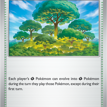 Carta Individual Pokémon Trainer Forest of Vitality 188/217, Supporter Trainer, set Ascended Heroes,- Thunder Cards México. 