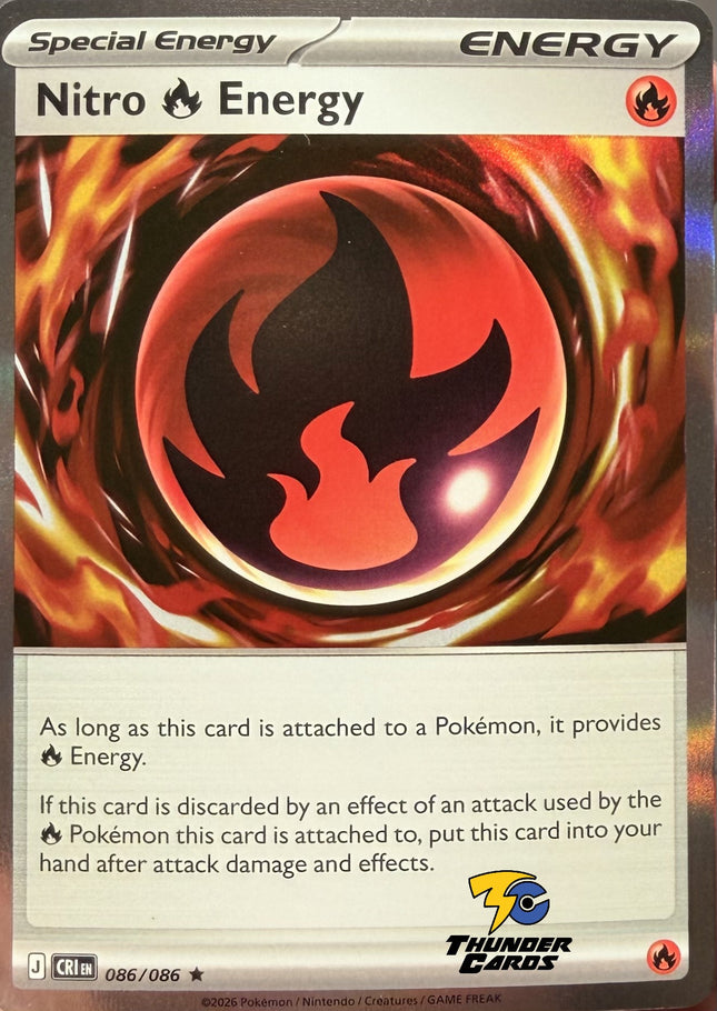Nitro 🔥 Energy 086/086 - Chaos Rising (CRI) Holo