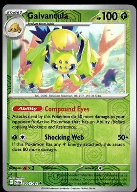 Galvantula 002/064- SV: Shrouded Fable (SFA) Reverse