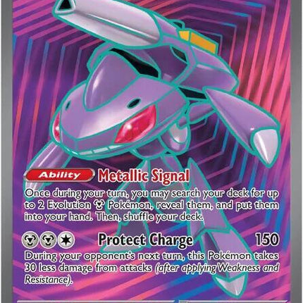 Carta Pokémon Genesect EX Ultra Rare 161/086 del set Black Bolt de Pokémon TCG en Thunder Cards México