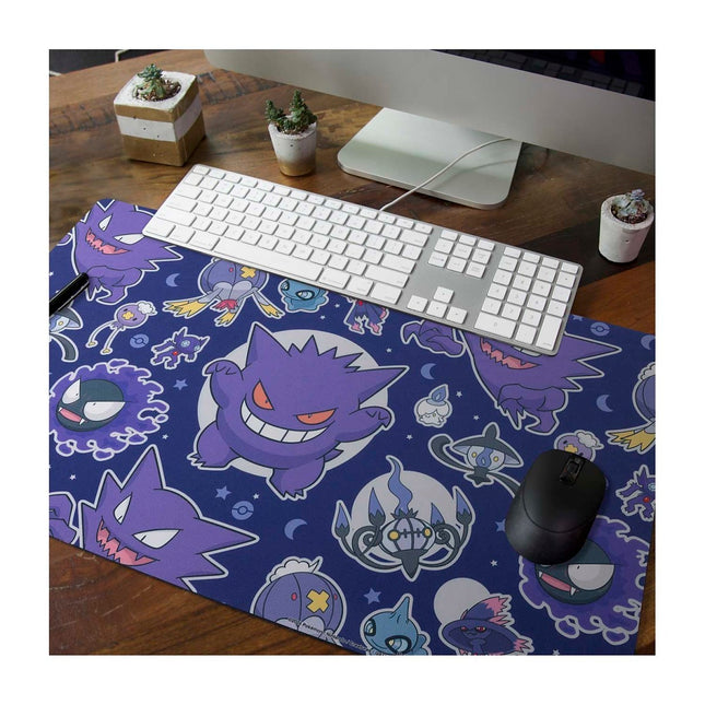 Tapete de juego de Gengar extendido mostrando el espacio para colocar las cartas de la baraja.