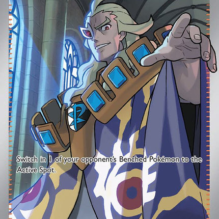 Carta Individual Pokémon Trainer Boss's Orders (Ghetsis) 248/193, Supporter Trainer, set Paldea Evolved- Thunder Cards México