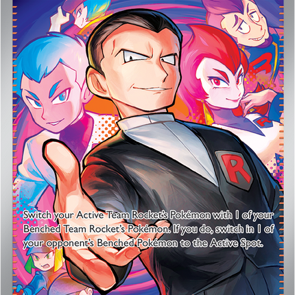 Carta Pokémon Team Rocket's Giovanni (SIR) 238/182 del set Destined Rivals de Pokémon TCG en Thunder Cards