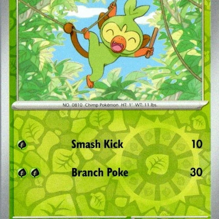 Carta Individual Pokémon Grookey Reverse 014/167 Twilight Masquerade, en Thunder Cards México