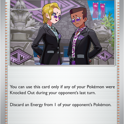 Carta individual Pokémon Rust Syndicate Grunt 081/084, set Pitch Black, en Thunder Cards México