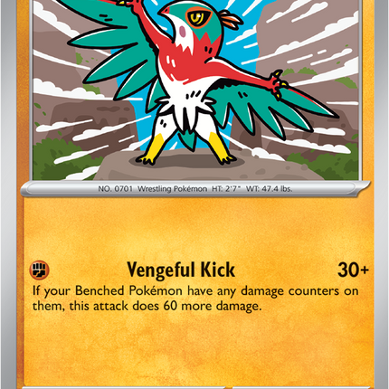 Carta Individual Pokémon Hawlucha 046/088, BASIC Pokémon 70 HP, set Perfect Order, Ilustración de osare - Thunder Cards México