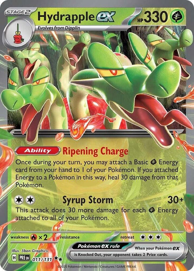 Carta Pokémon Hydrapple EX (DR) 011/131 del set Prismatic Evolutions Pokémon TCG en Thunder Cards México