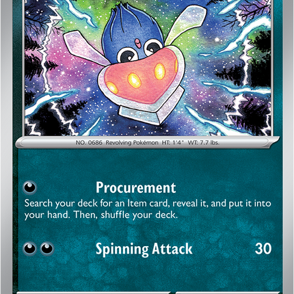 Carta individual Pokémon Inkay 051/084, set Pitch Black, en Thunder Cards México