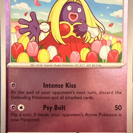 Carta individual Pokémon Jynx 031/084, set Pitch Black, en Thunder Cards México Reverse