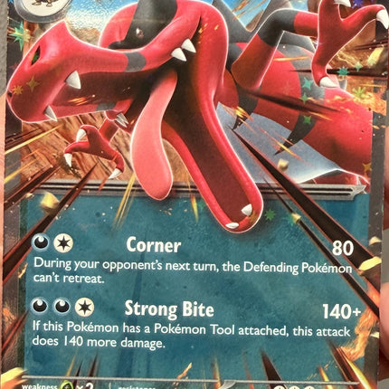 Carta Individual Pokémon Krookodile EX 055/086, Stage 2 Pokémon 320  HP, set Chaos Rising, Ilustración de 5ban Graphics - Thunder Cards México
