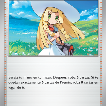 Carta Individual Pokémon Trainer Determinación de Lillie 192/217, Supporter Trainer, set Ascended Heroes, Ilustración de Atsushi Furusawa- Thunder Cards México, Carta en Español