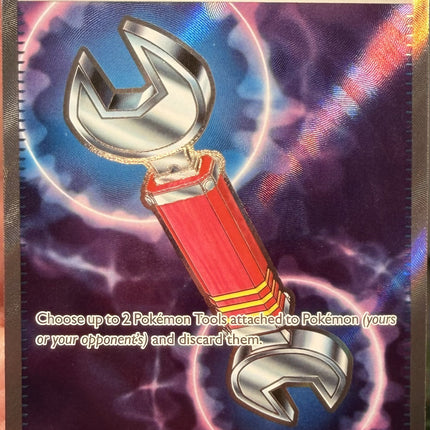 Carta Individual Pokémon Tool Scrapper Ultra Rara 115/086, set Chaos Rising, Ilustración de Studio Bora Inc. - Thunder Cards México