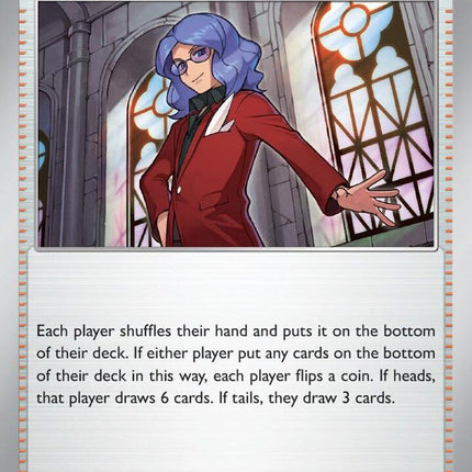 Carta Pokémon Lucian 157/167 del set Twilight Masquerade de Pokémon TCG en Thunder Cards