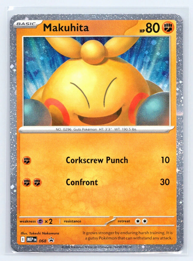 Carta Pokémon Makuhita (PROMO) 068 del set Mega Evolution Promo de Pokémon TCG en Thunder Cards