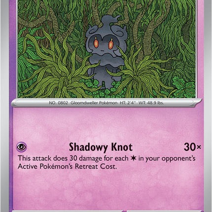 Carta individual Pokémon Marshadow 040/084, set Pitch Black, en Thunder Cards México