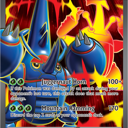 Carta Individual Pokémon Mega Heracross EX Ultra Rare 108/094, Trainer, set Phantasmal Flames, Ilustración de 5ban Graphics - Thunder Cards México
