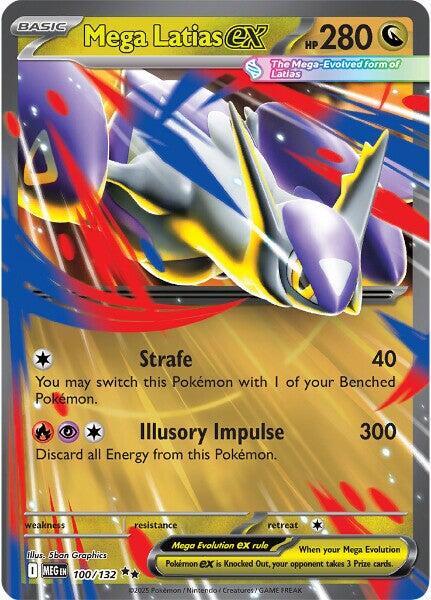 Carta Pokémon Mega Latios EX (DR) 100/132 del set Mega Evolutions Pokémon TCG en Thunder Cards México