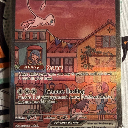 Carta Individual Pokémon 
Mew EX 053 Black Star Promo 151 Sellada en Thunder Cards México