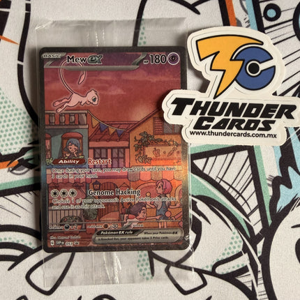 Carta Individual Pokémon 
Mew EX 053 Black Star Promo 151 Sellada en Thunder Cards México