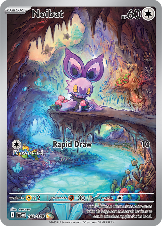 Carta Individual Pokémon Noibait Illustration Rare 169/159, Trainer, set Journey Together - Thunder Cards México