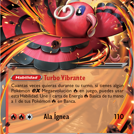 Carta Individual Pokémon Oricorio EX Ultra Rare 018/094, Trainer, set Phantasmal Flames, Ilustración de akagi - Thunder Cards México Carta en Español
