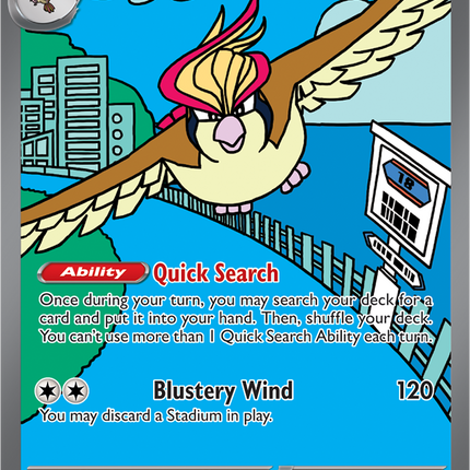 Carta Pokémon Pidgeot EX Special Illustration Rare  225/197 del set Obsidian Flames TCG en Thunder Cards 