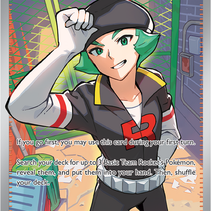 Carta Pokémon Team Rocket's Proton (UR) 227/182 del set Destined Rivals de Pokémon TCG en Thunder Cards