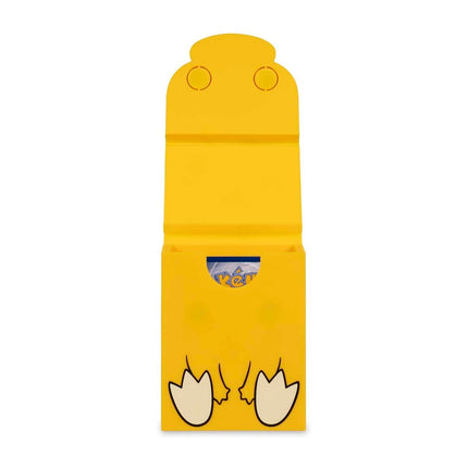 Caja portadeck oficial de Pokémon Center con diseño en relieve de Psyduck en silicona para cartas de TCG.