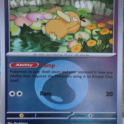 Carta Pokémon Psyduck Energy Symbol Pattern 039/217 - Ascended Heroes - Thunder Cards