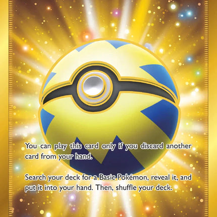 Carta Individual Pokémon 
Quick Ball Secret Rare 216/202 Sword & Shield en Thunder Cards México