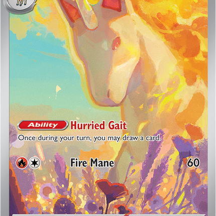 Carta Pokémon Rapidash (IR) 189/182 del set Destined Rivals de Pokémon TCG en Thunder Cards