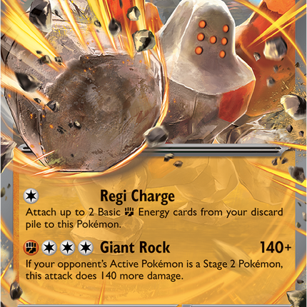 Carta Pokémon Regirock EX (DR) 107/217 del set Ascended Heroes de Pokémon TCG en Thunder Cards