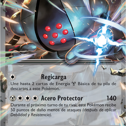 Carta Pokémon Registeel EX (DR) 145/217 del set Ascended Heroes de Pokémon TCG en Thunder Cards, Carta en Español