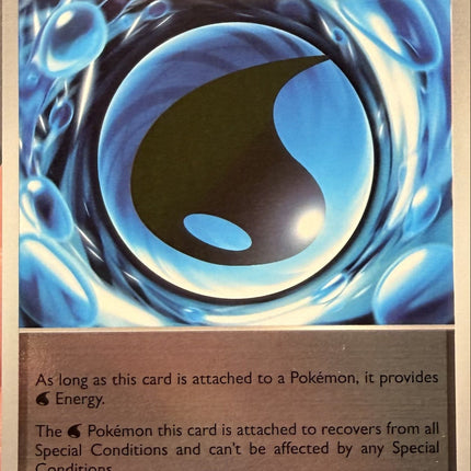 Carta Energía de Pokémon Bubbly Water Energy Reverse 084/086, set Chaos Rising, - Thunder Cards México