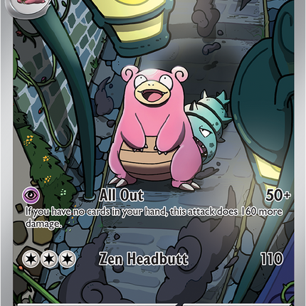Carta individual Slowbro 090/084, set Pitch Black, en Thunder Cards México Illustration Rare 