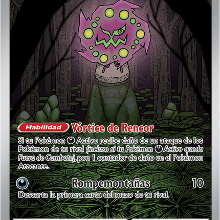 Carta Individual Pokémon Spiritomb llustration Rare 148/132, Trainer, set Mega Evolution - Thunder Cards México, Carta en Español